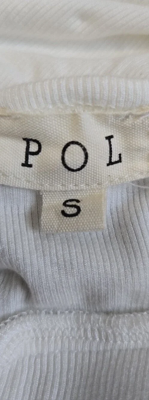 POL White Racerback Sports Bra - Picture 5 of 5